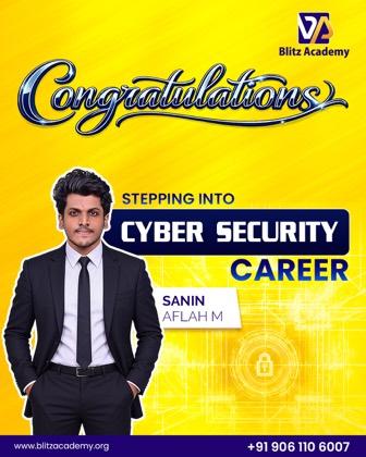 Aflah M, placed as Cyber security